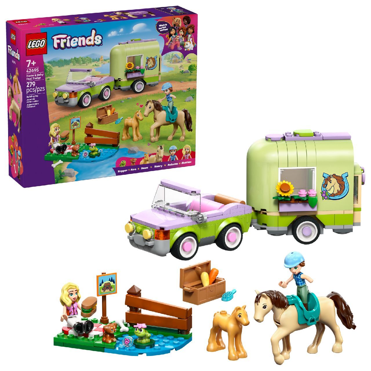 LEGO® Horse & Baby Foal Trailer