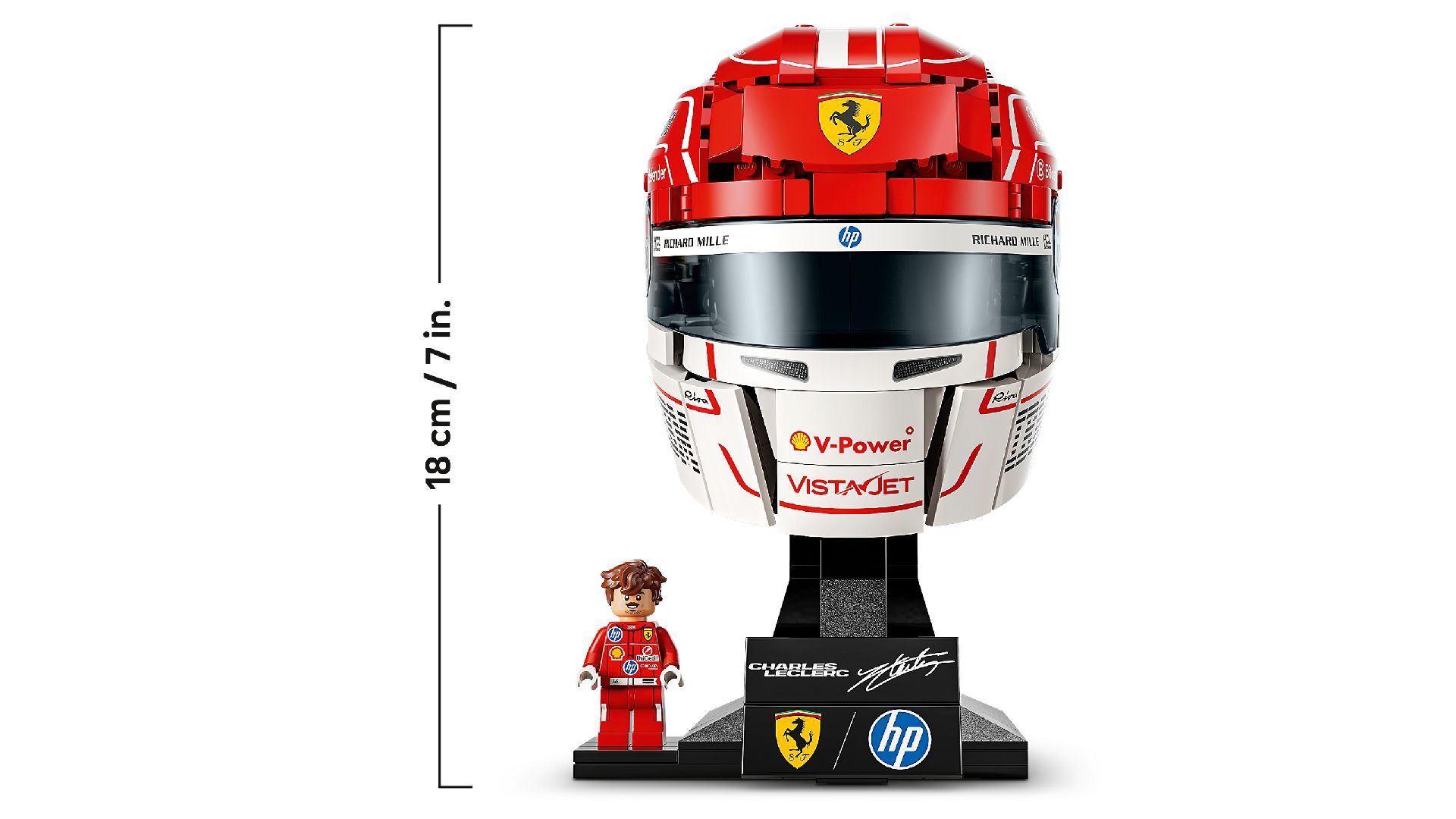 LEGO® Scuderia Ferrari HP Charles Leclerc Helmet