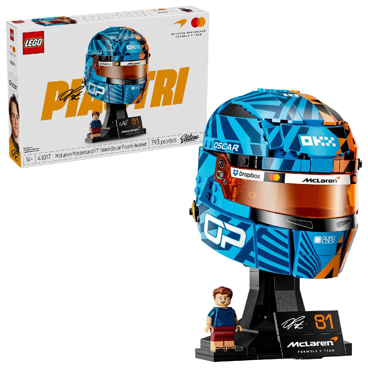 LEGO® McLaren Mastercard F1® Team Oscar Piastri Helmet