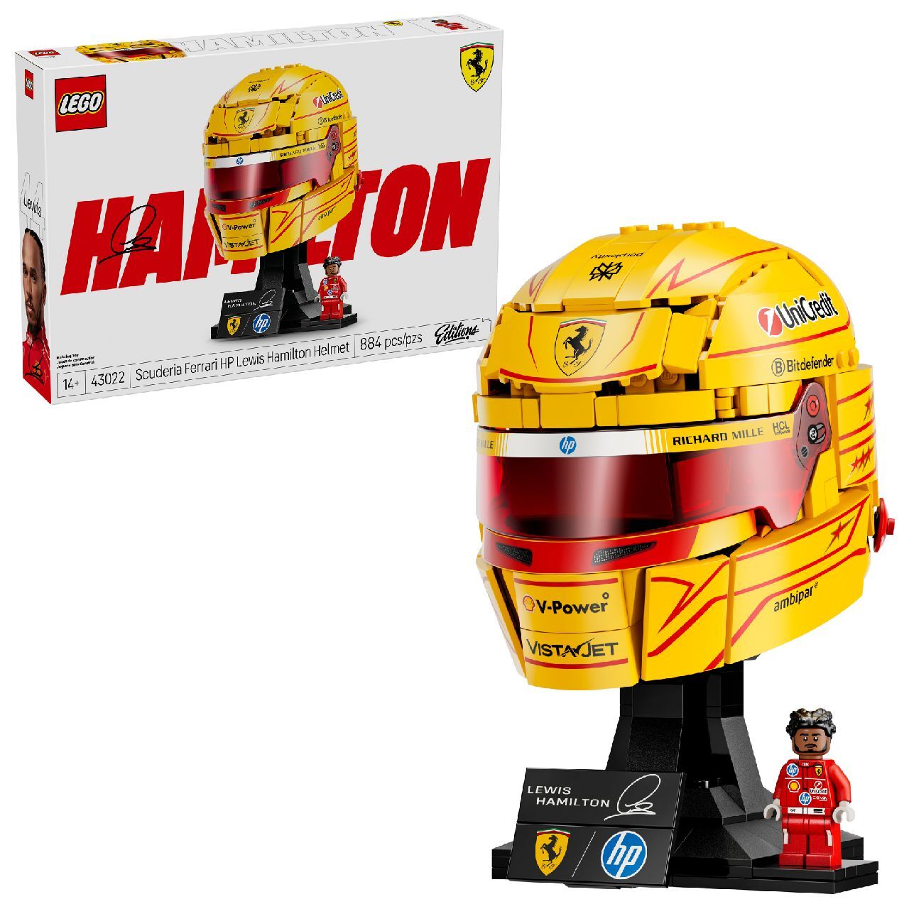 LEGO® Scuderia Ferrari HP Lewis Hamilton Helmet