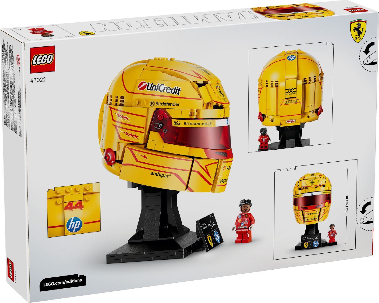 LEGO® Scuderia Ferrari HP Lewis Hamilton Helmet