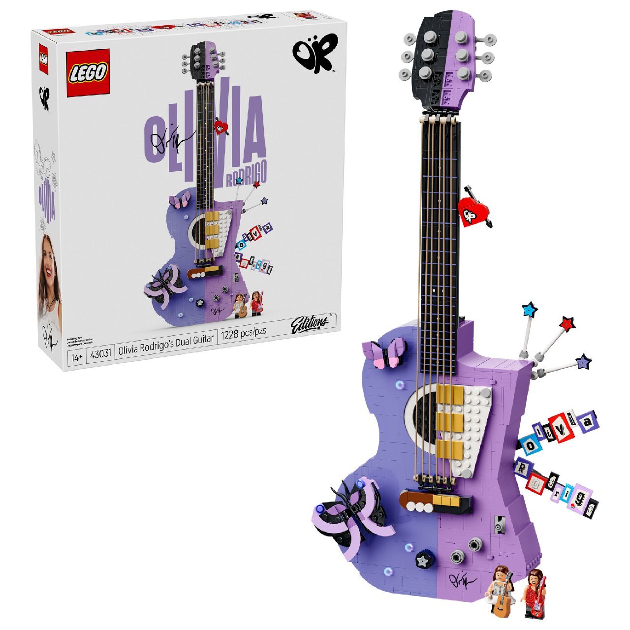LEGO® Olivia Rodrigo's Dual Guitar