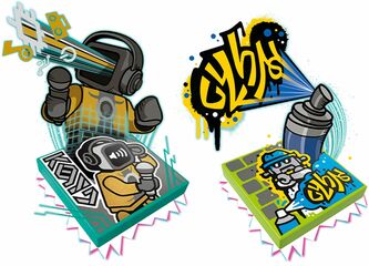 ليغو فيديو مجموعة بيت بوكس سيارة روبو هيب هوب