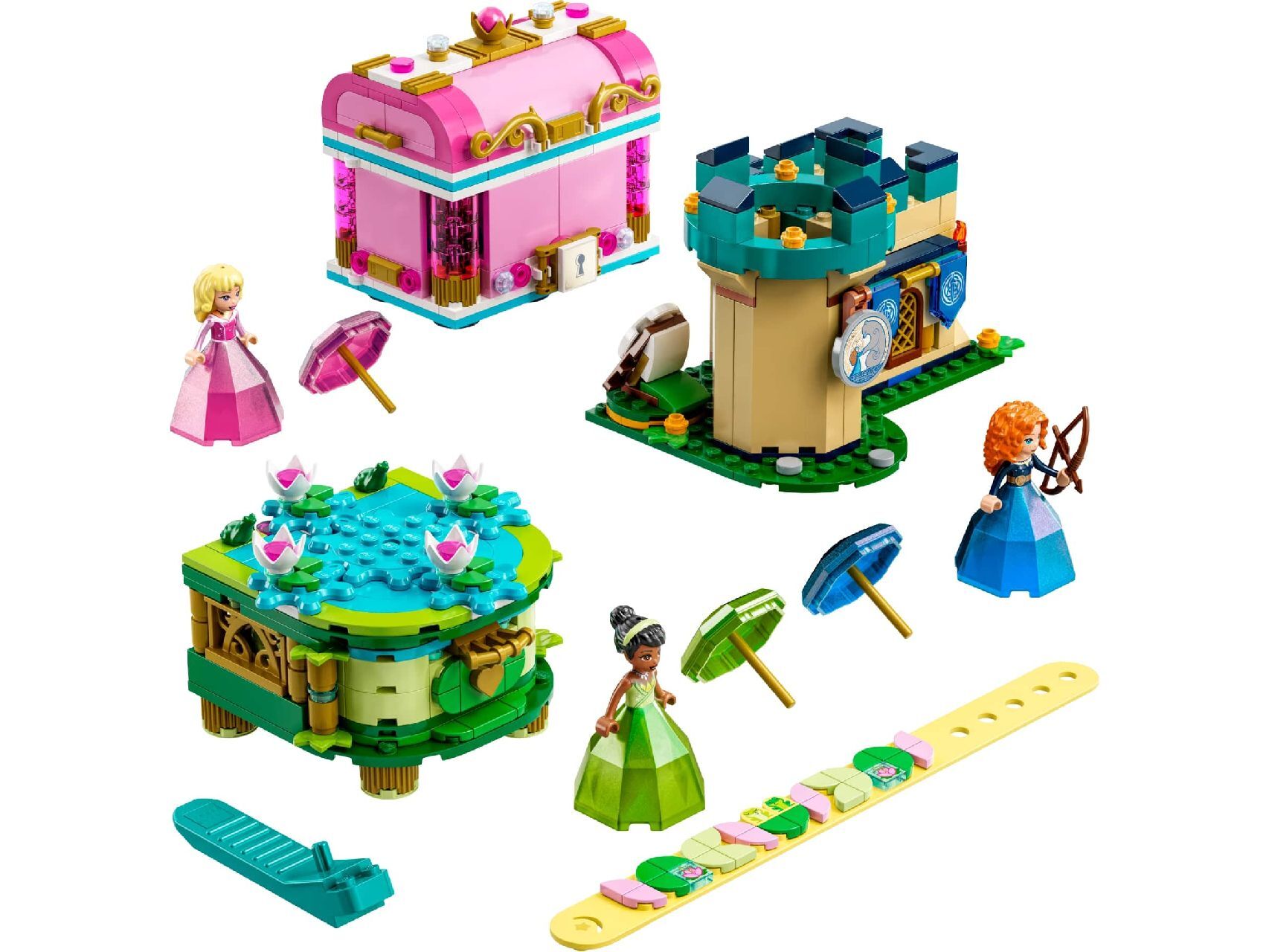 LEGO® Aurora, Merida and Tiana’s Enchanted Creations