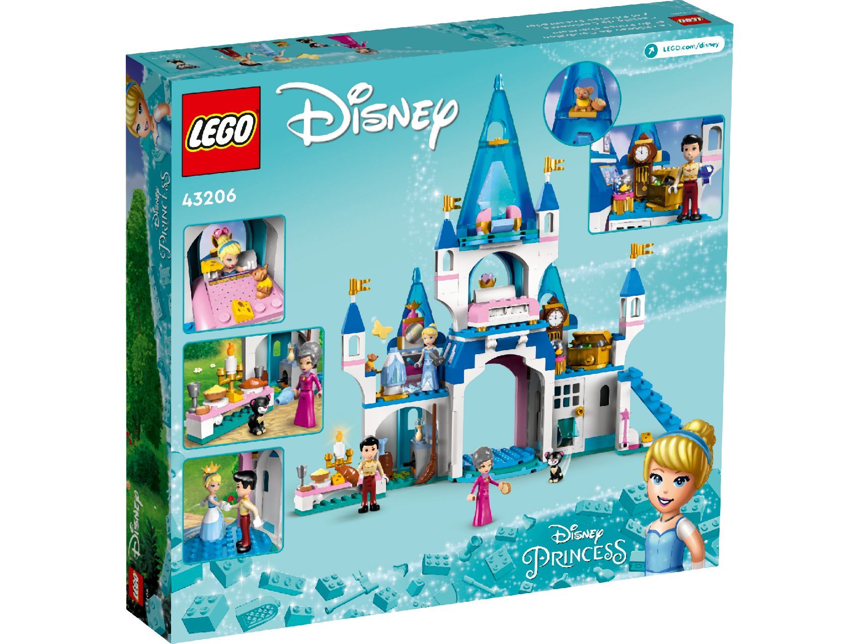 LEGO® Cinderella and Prince Charming's Castle