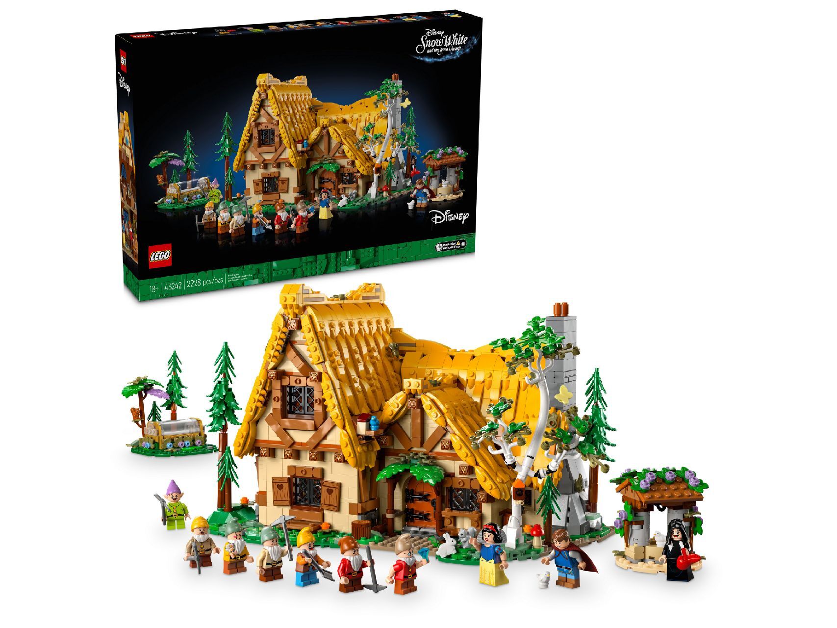 LEGO® Snow White and the Seven Dwarfs' Cottage