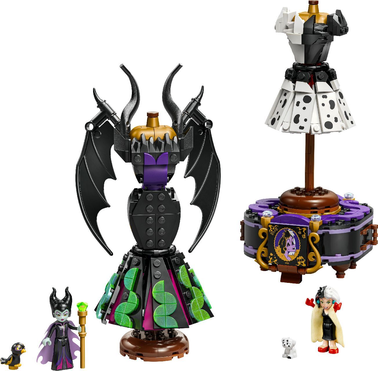 LEGO® Maleficent's and Cruella De Vil's Dresses