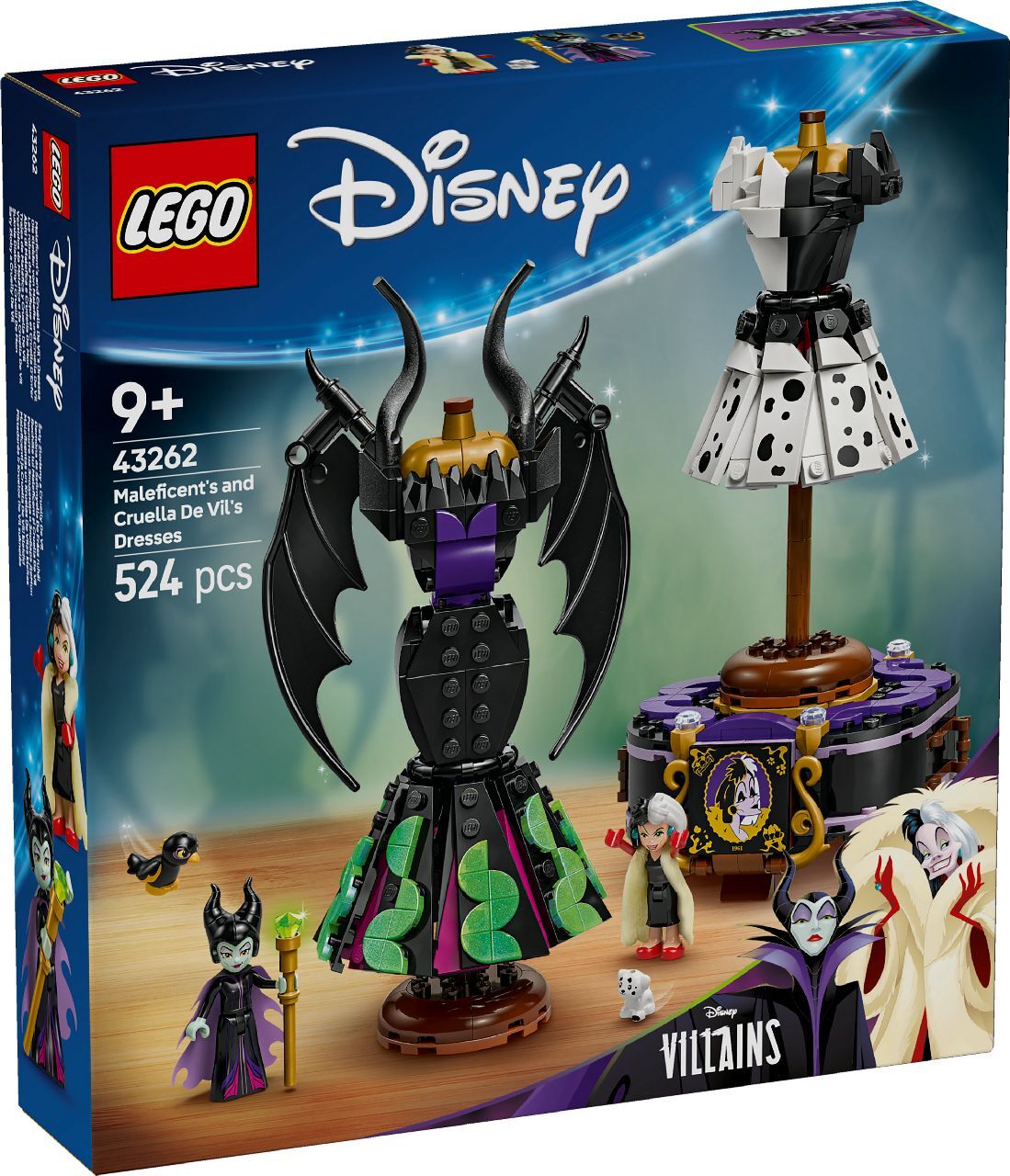 LEGO® Maleficent's and Cruella De Vil's Dresses