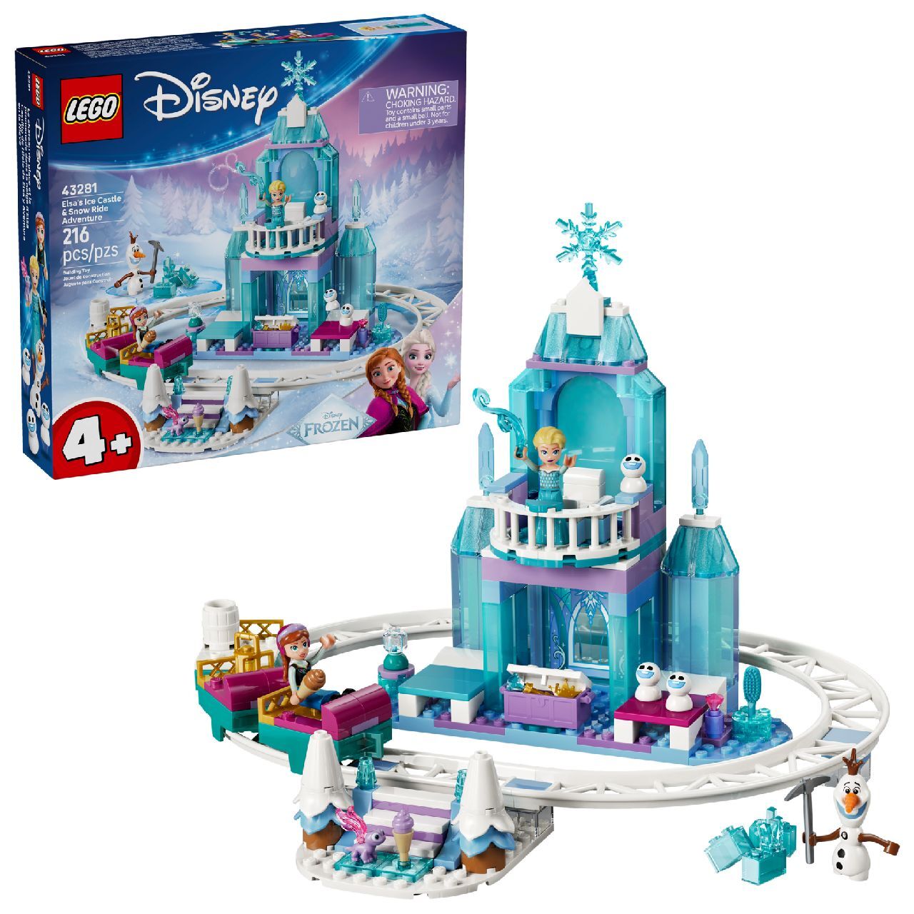 LEGO® Elsa's Ice Castle & Snow Ride Adventure