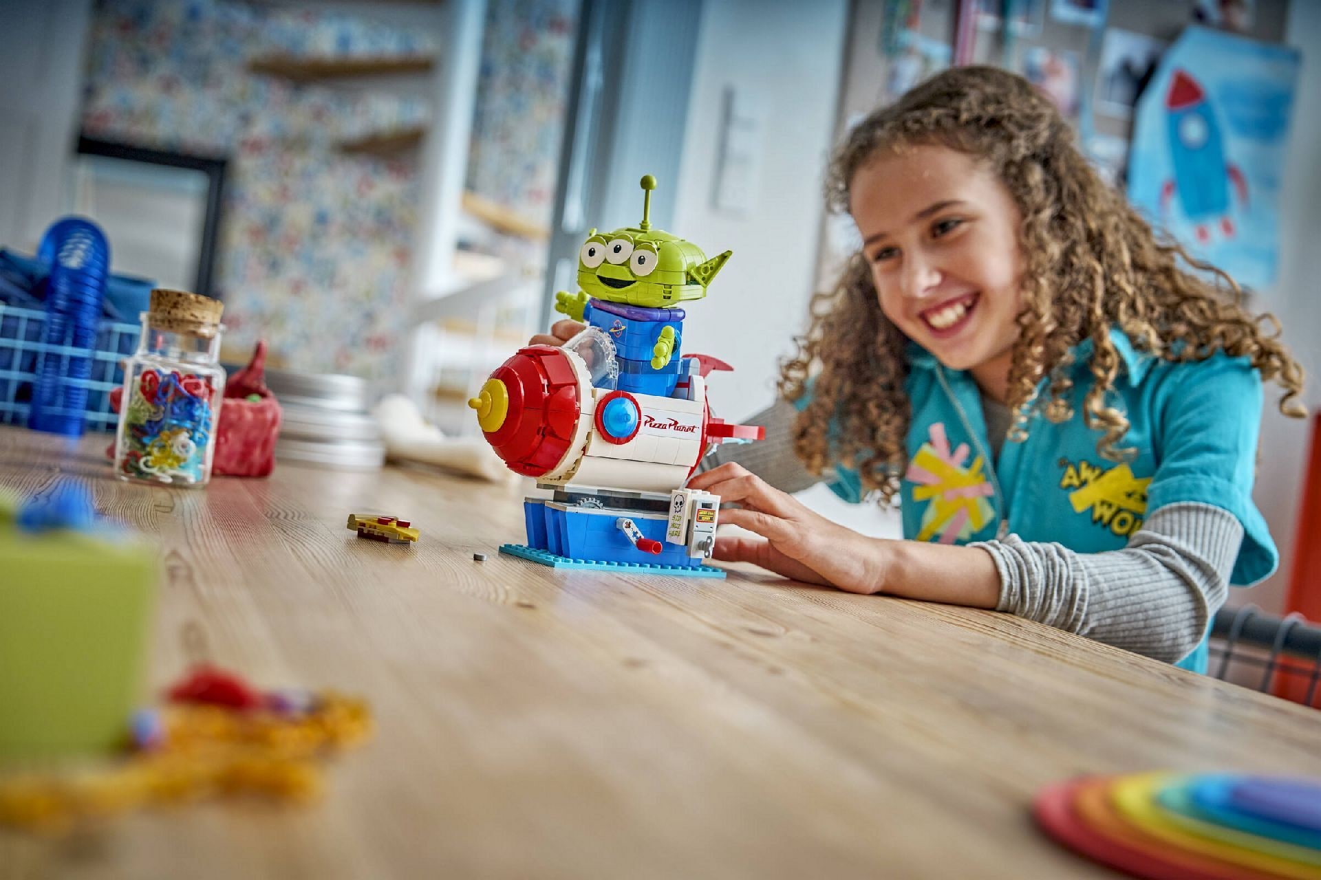 LEGO® Alien with Pizza Planet Rocket Ride