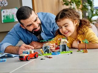 ليغو سيتي لعبة سيارة الطرقات الوعرة لإنقاذ الحيوانات البرية