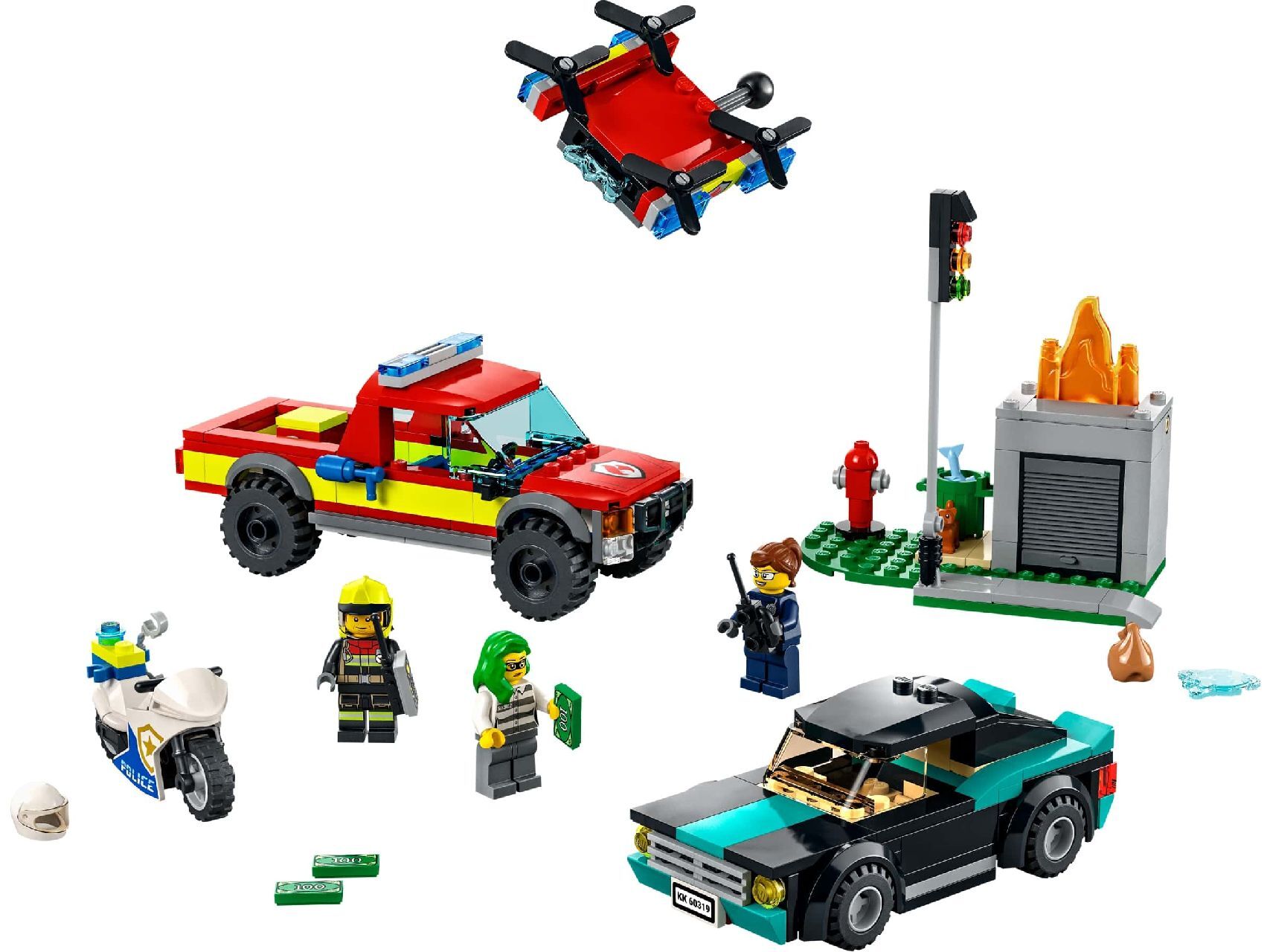 LEGO® Fire Rescue & Police Chase