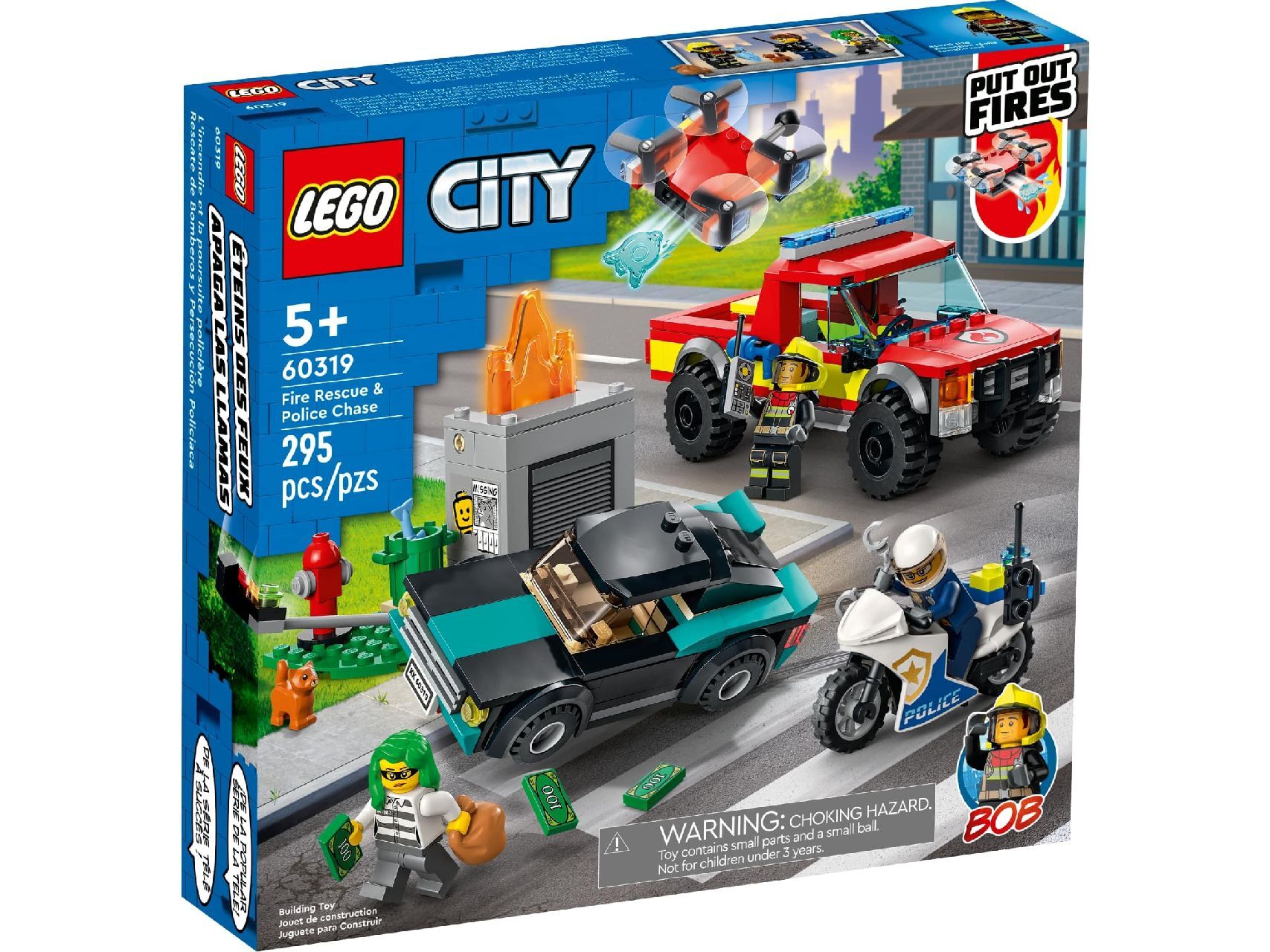LEGO® Fire Rescue & Police Chase