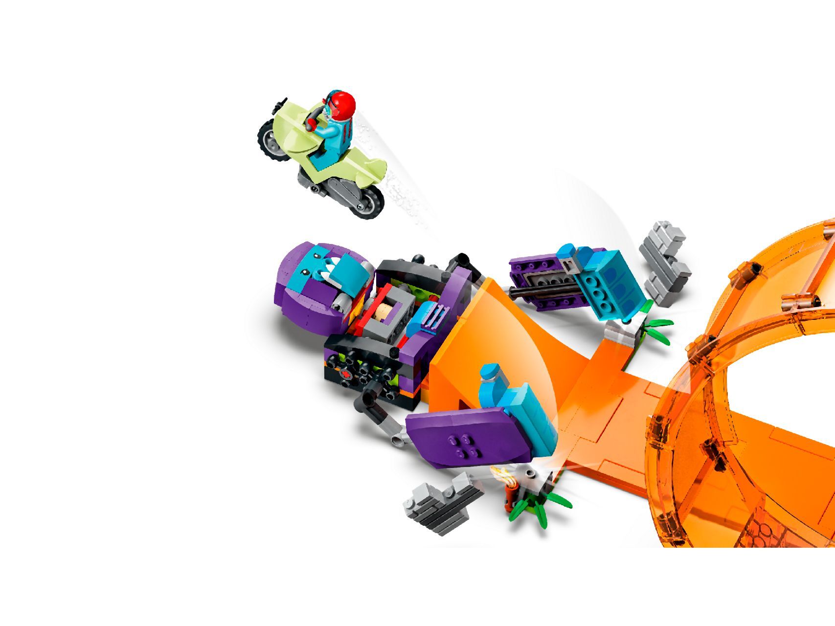 LEGO® Smashing Chimpanzee Stunt Loop
