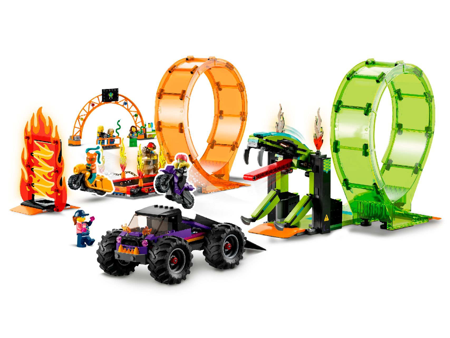 LEGO® Double Loop Stunt Arena