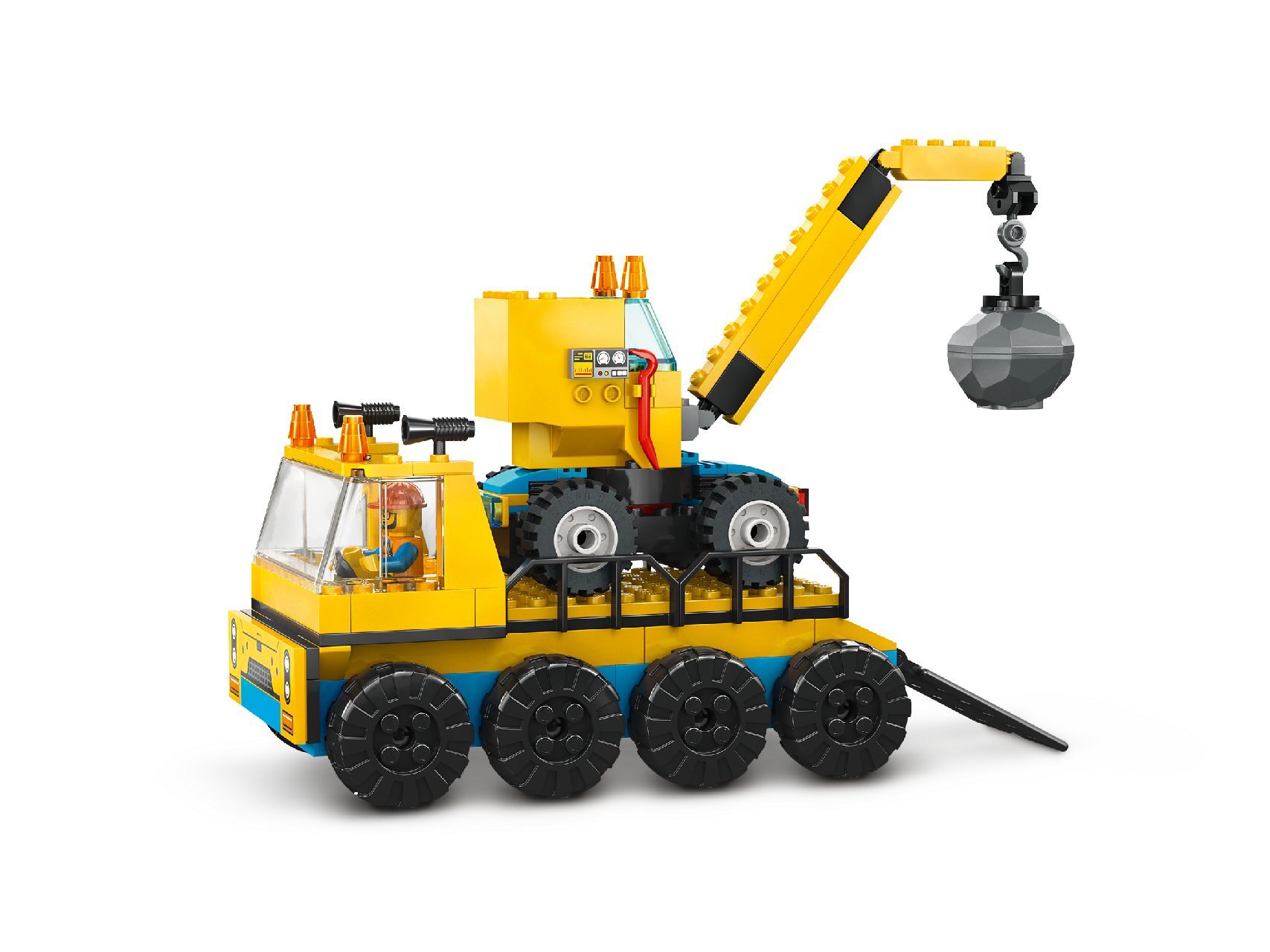 LEGO® Construction Trucks and Wrecking Ball Crane