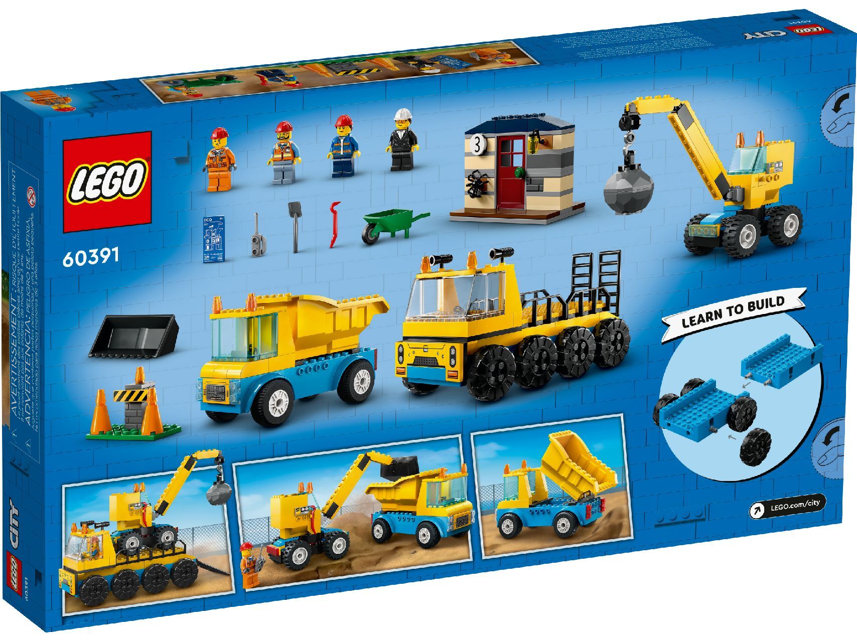 LEGO® Construction Trucks and Wrecking Ball Crane