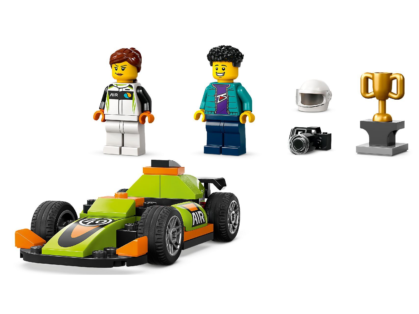 LEGO® Green Race Car