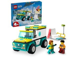 LEGO® Emergency Ambulance and Snowboarder