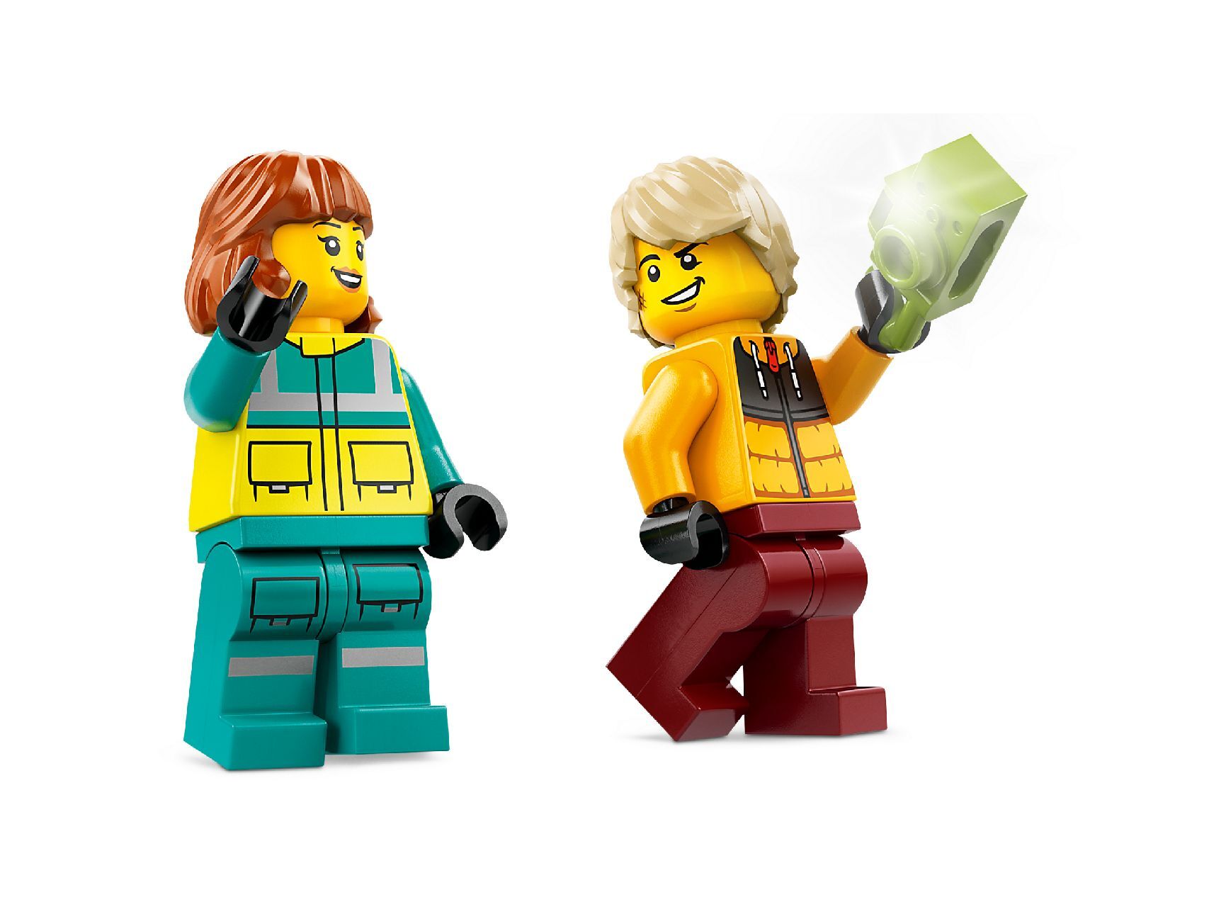 LEGO® Emergency Ambulance and Snowboarder