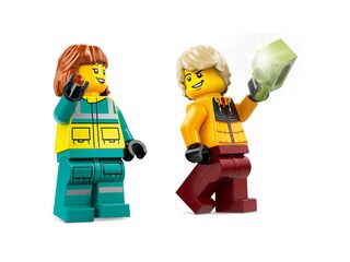 LEGO® Emergency Ambulance and Snowboarder