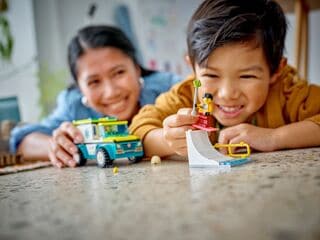 LEGO® Emergency Ambulance and Snowboarder