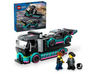 LEGO® Race Car and Car Carrier Truck
