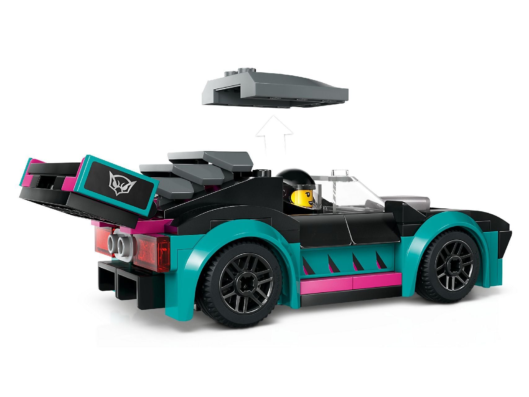 LEGO® Race Car and Car Carrier Truck