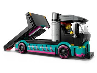 LEGO® Race Car and Car Carrier Truck