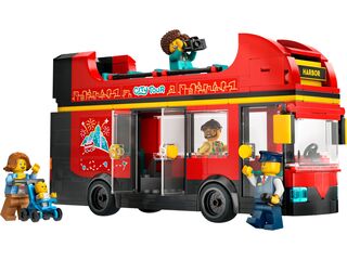 مجموعة بناء حافلة حمراء بطابقين لمشاهدة المعالم السياحية من LEGO®