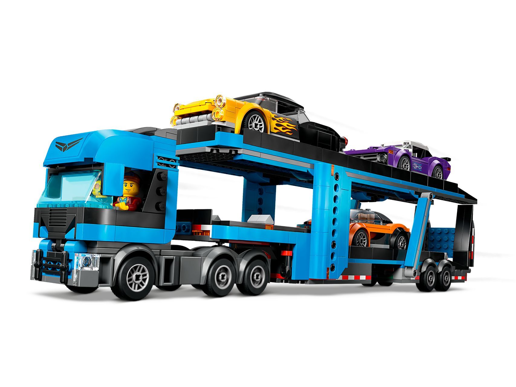 LEGO® Car Transporter Truck with Sports Cars