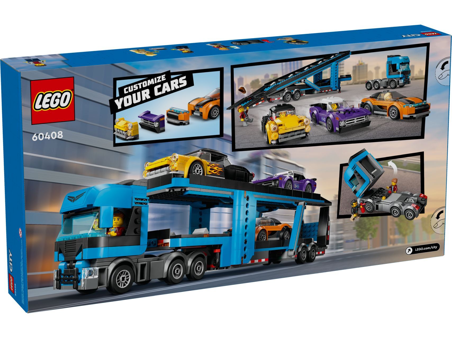 LEGO® Car Transporter Truck with Sports Cars