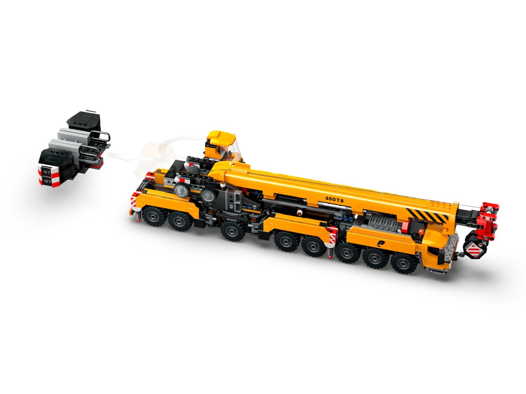 LEGO® Yellow Mobile Construction Crane
