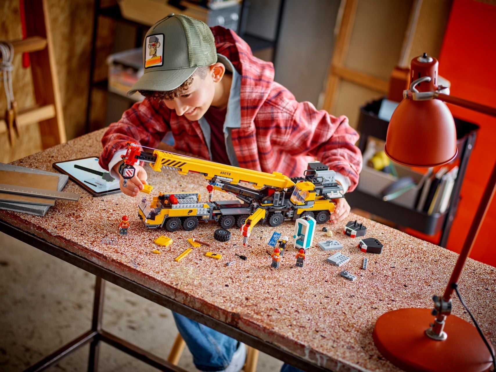 LEGO® Yellow Mobile Construction Crane