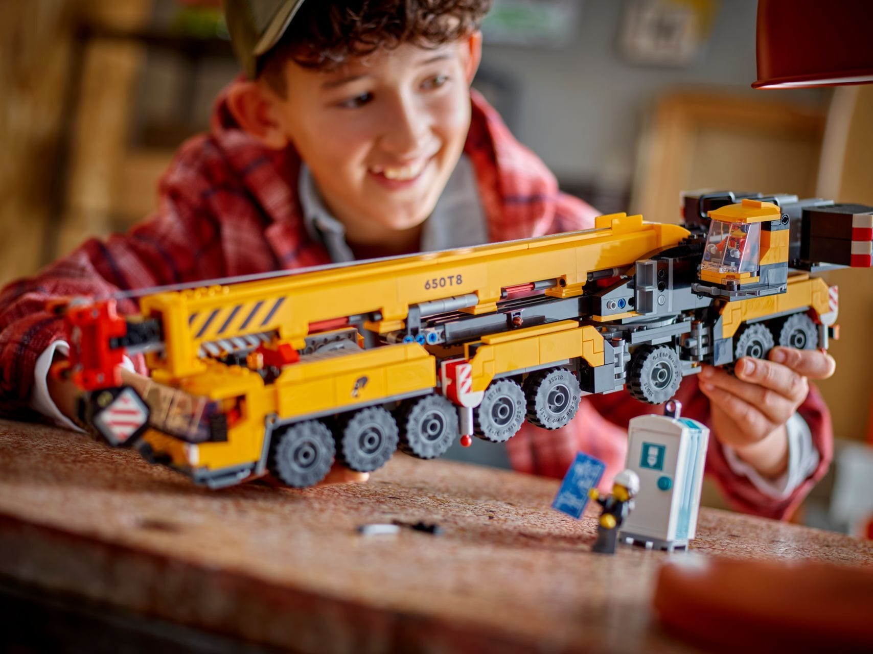 LEGO® Yellow Mobile Construction Crane