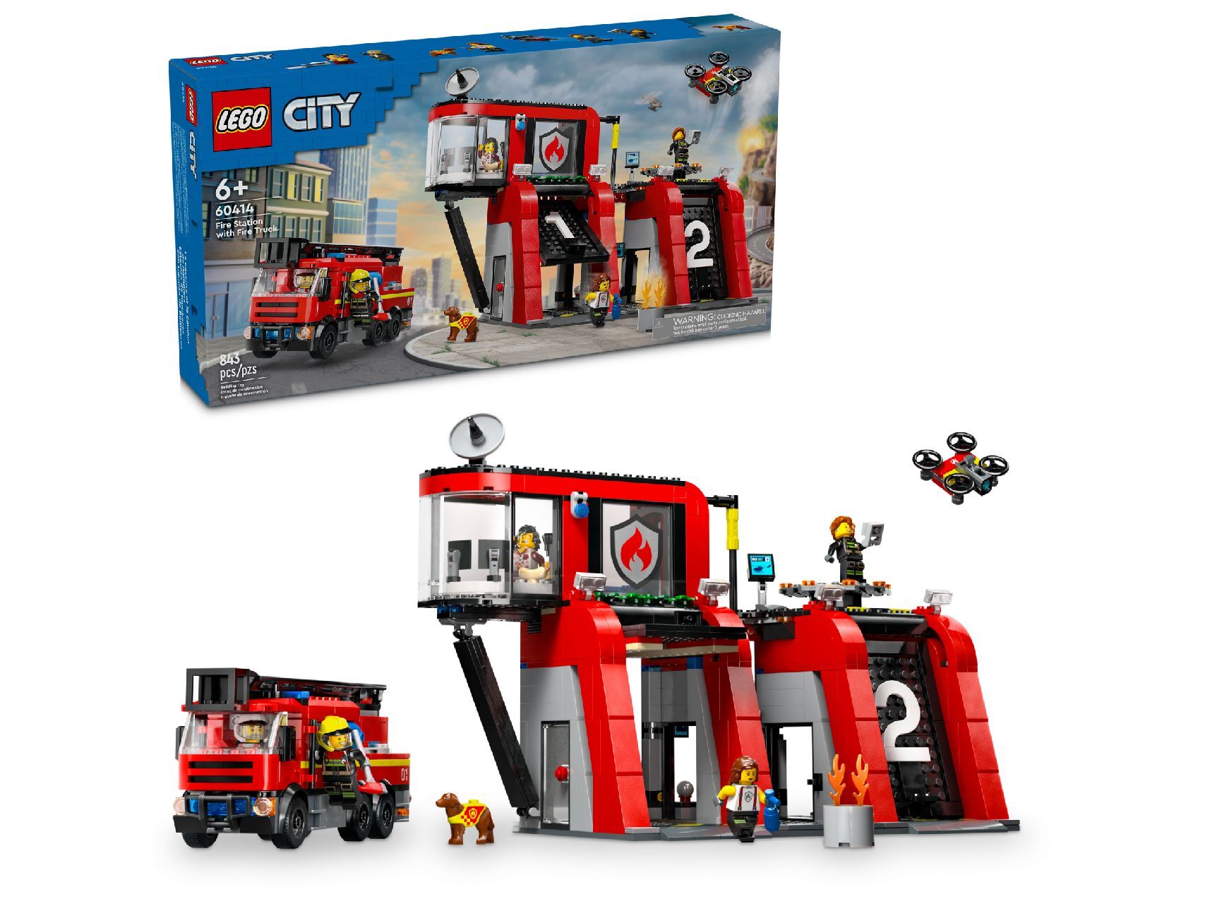 LEGO® Fire Station with Fire Truck