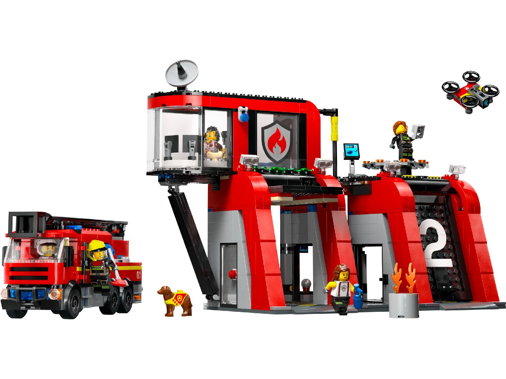 LEGO® Fire Station with Fire Truck