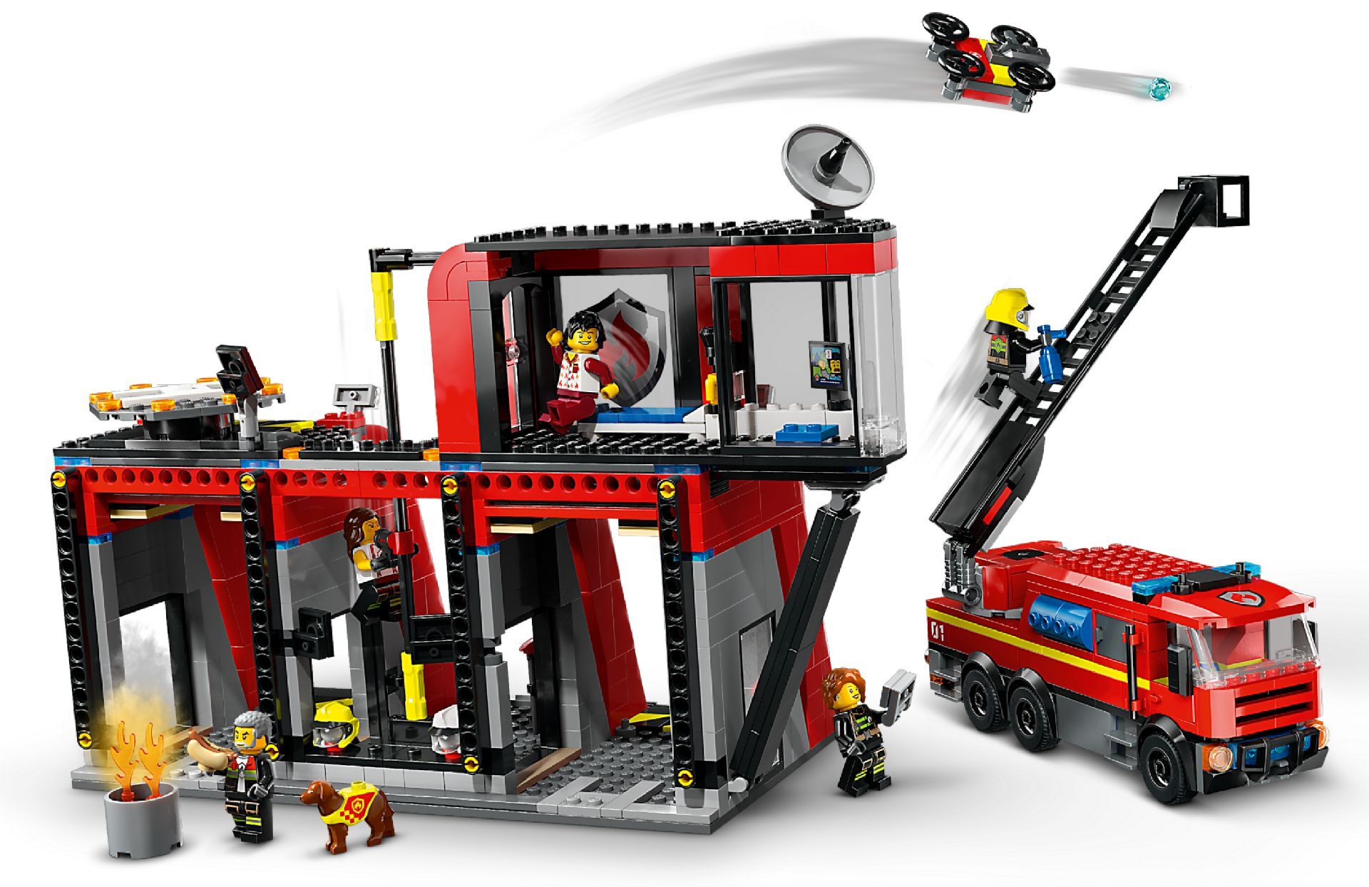 LEGO® Fire Station with Fire Truck