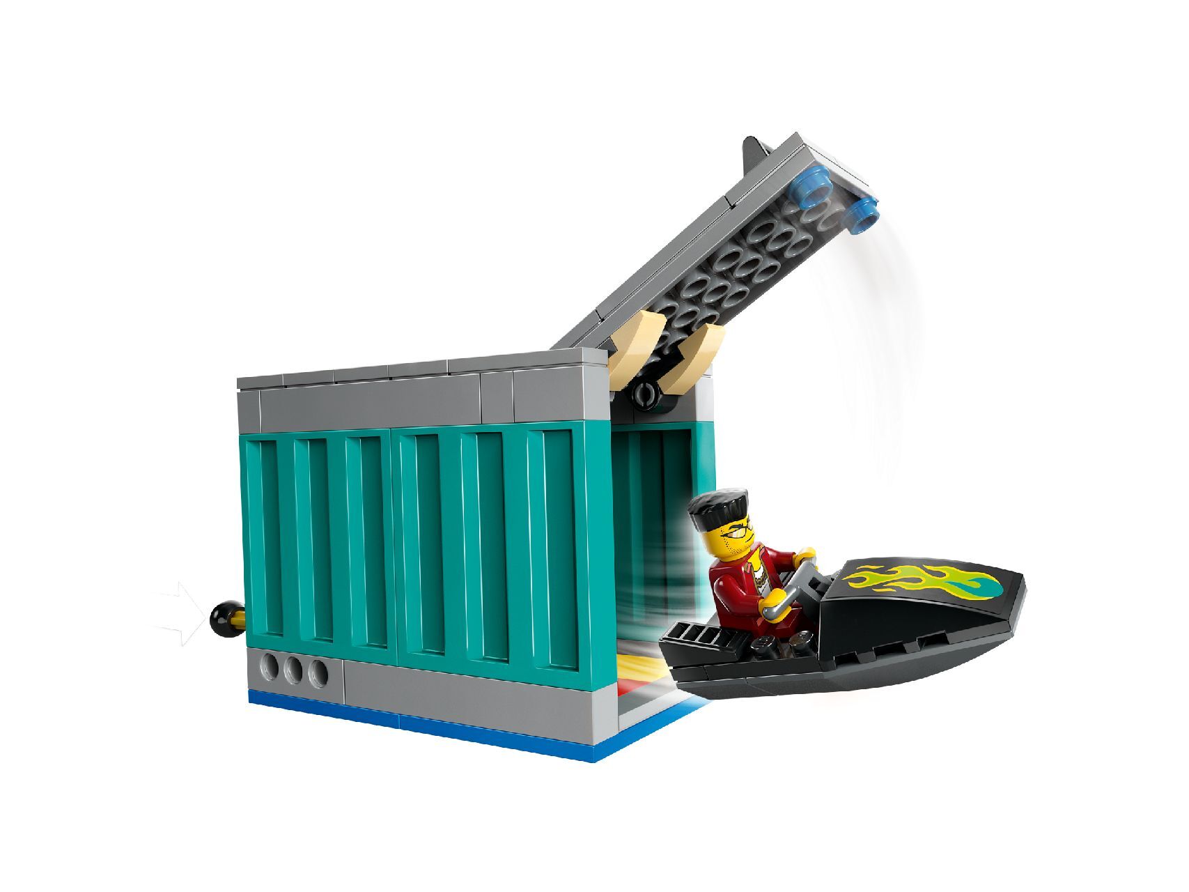 LEGO® Police Speedboat and Crooks' Hideout