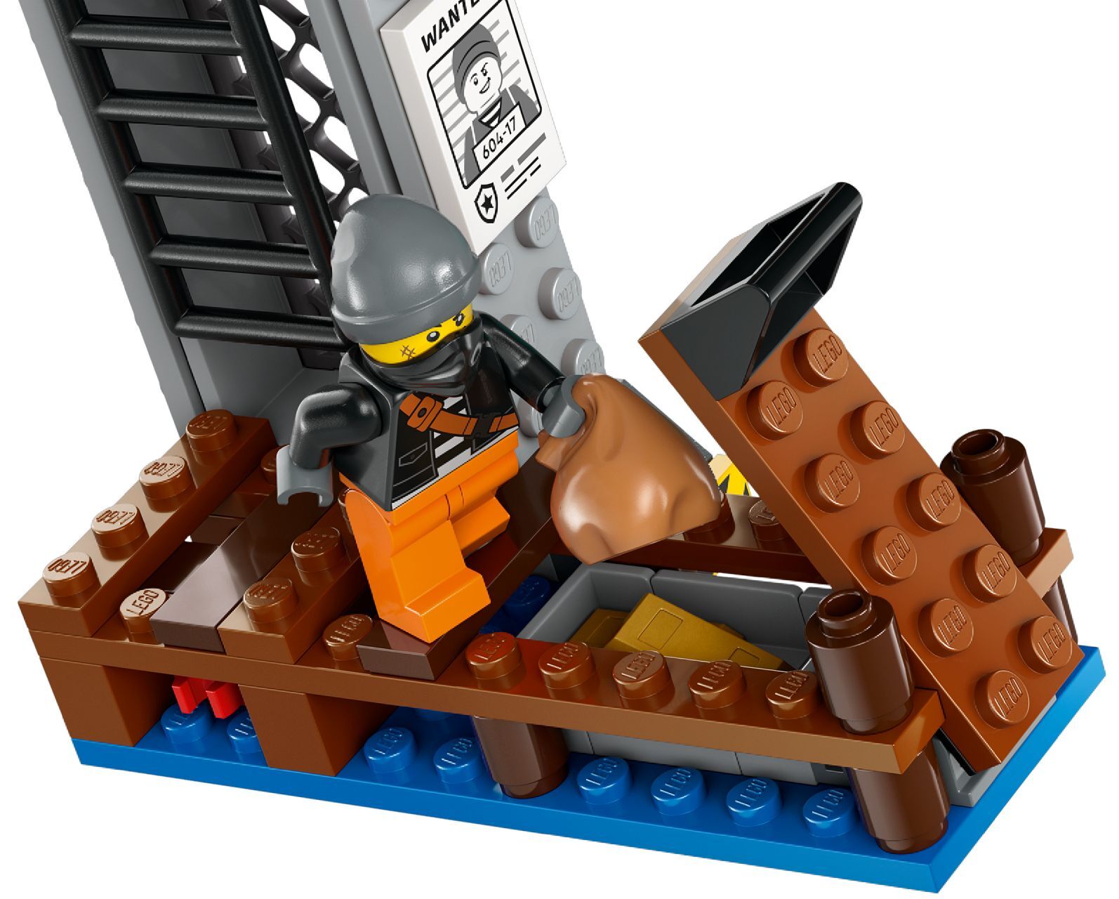LEGO® Police Speedboat and Crooks' Hideout