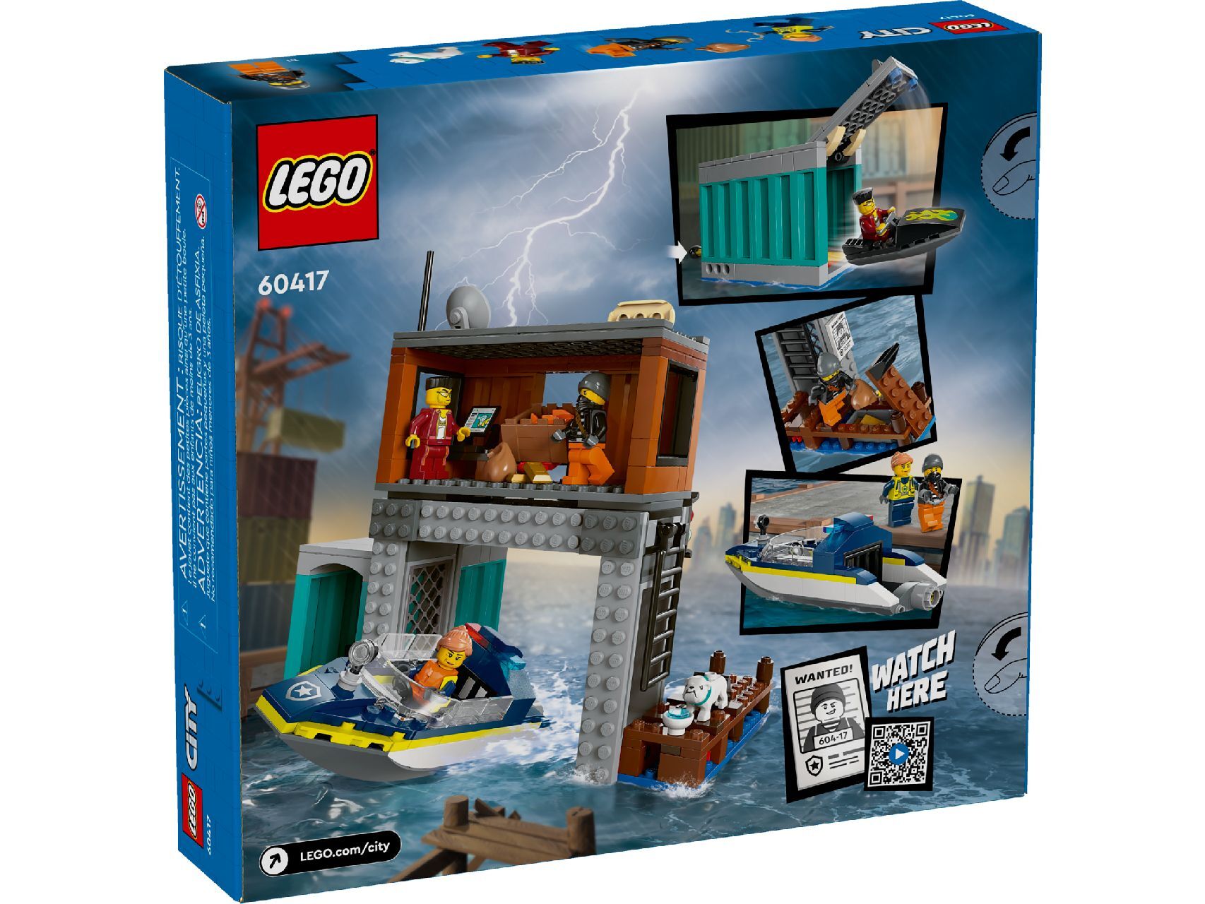 LEGO® Police Speedboat and Crooks' Hideout