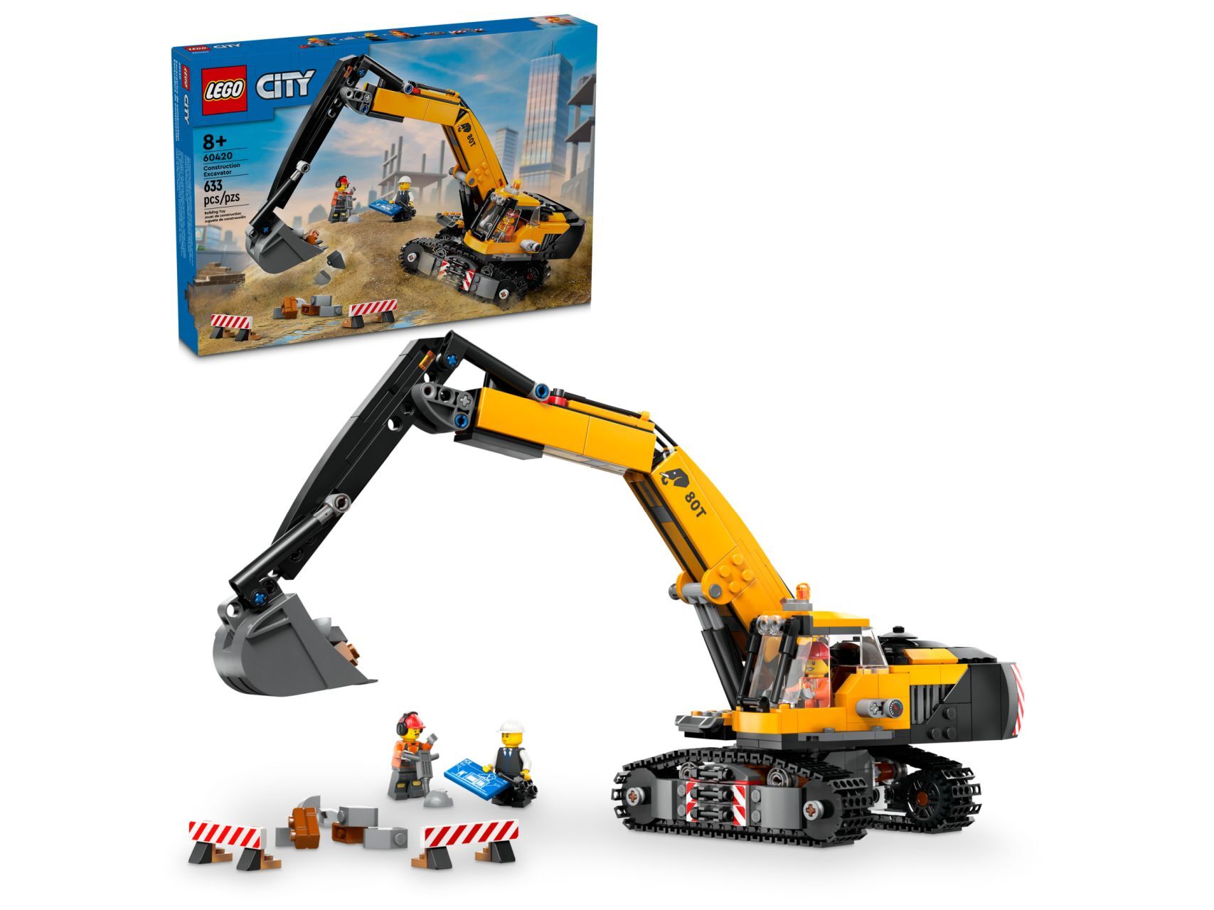 LEGO® Yellow Construction Excavator