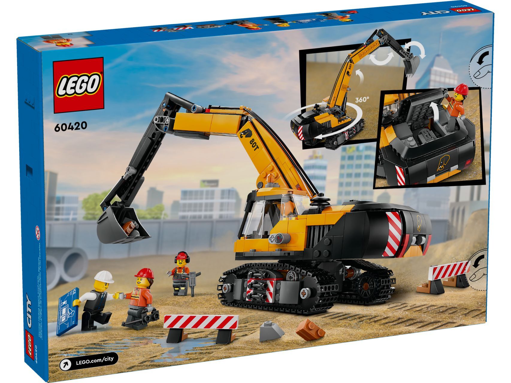 LEGO® Yellow Construction Excavator