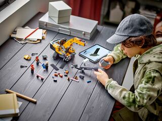 LEGO® Yellow Construction Excavator