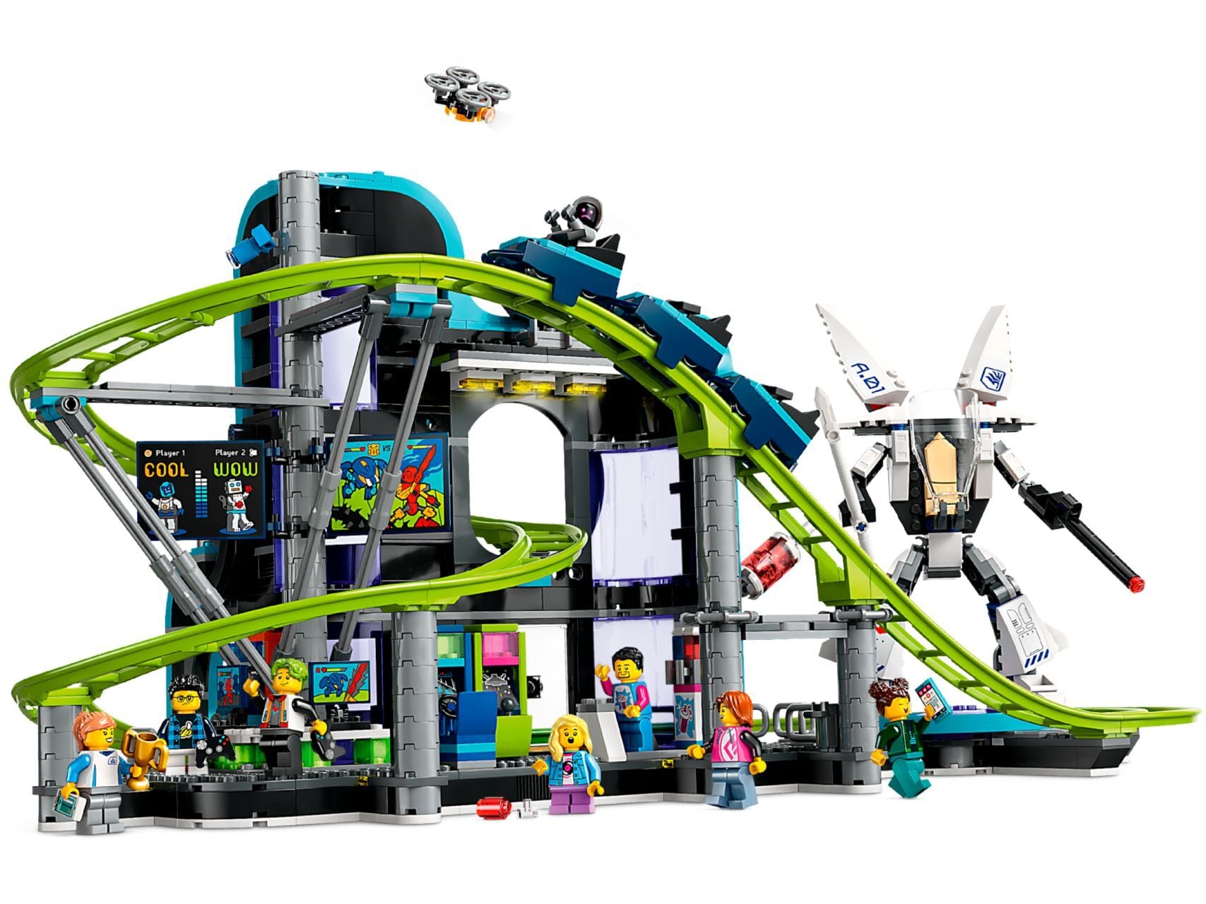 LEGO® Robot World Roller-Coaster Park