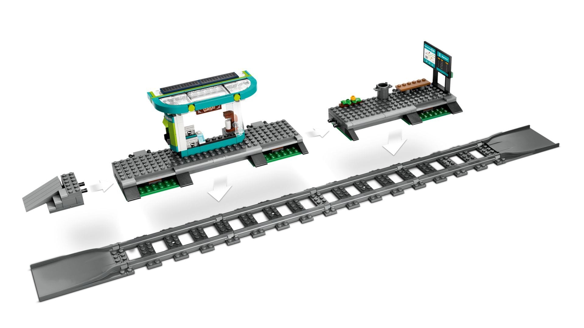 LEGO® Downtown Streetcar and Station
