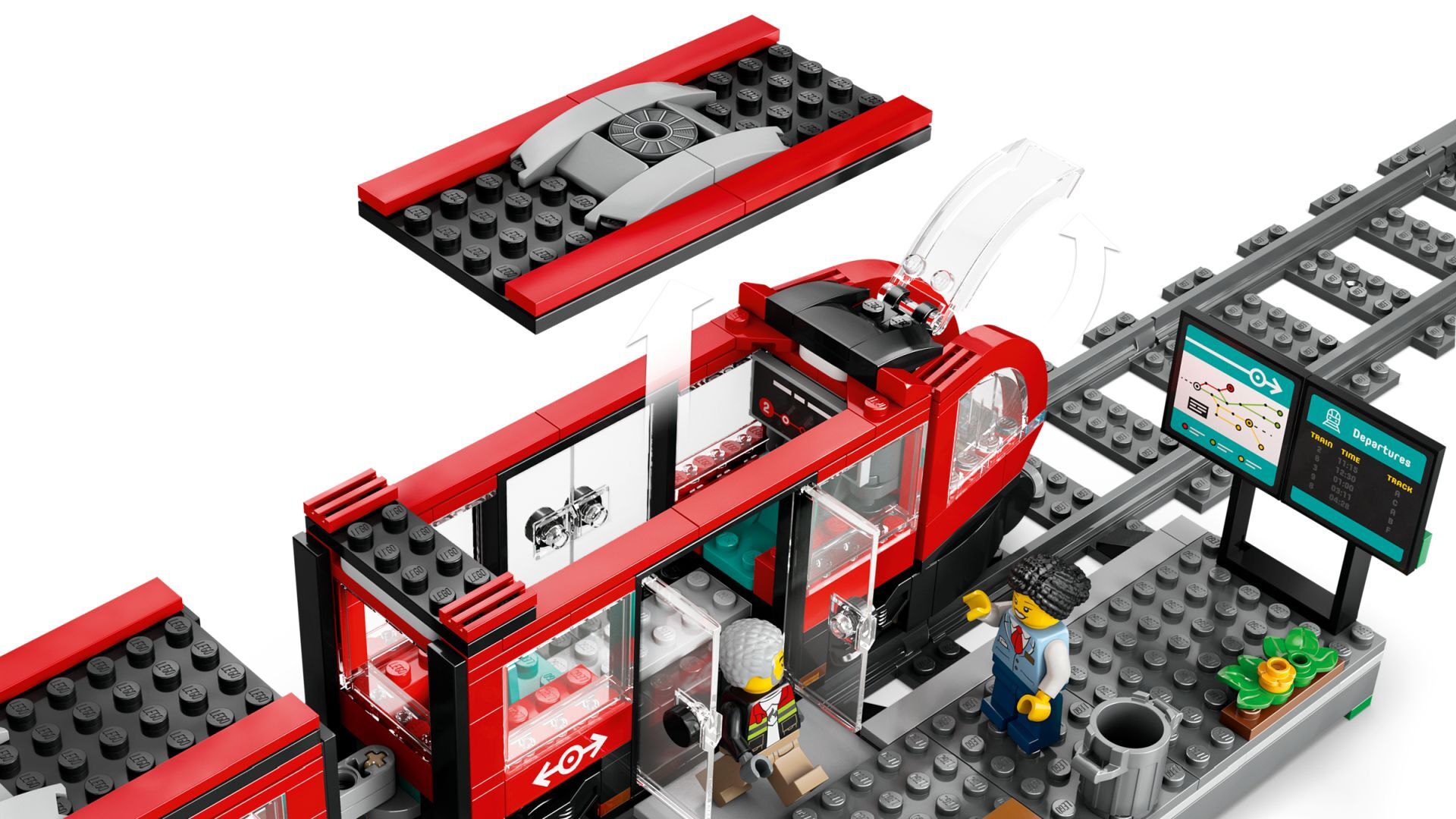 LEGO® Downtown Streetcar and Station