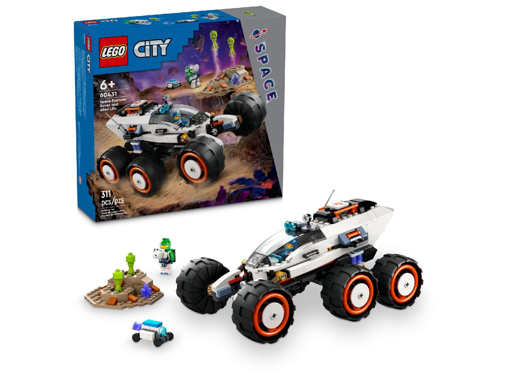 LEGO® Space Explorer Rover and Alien Life