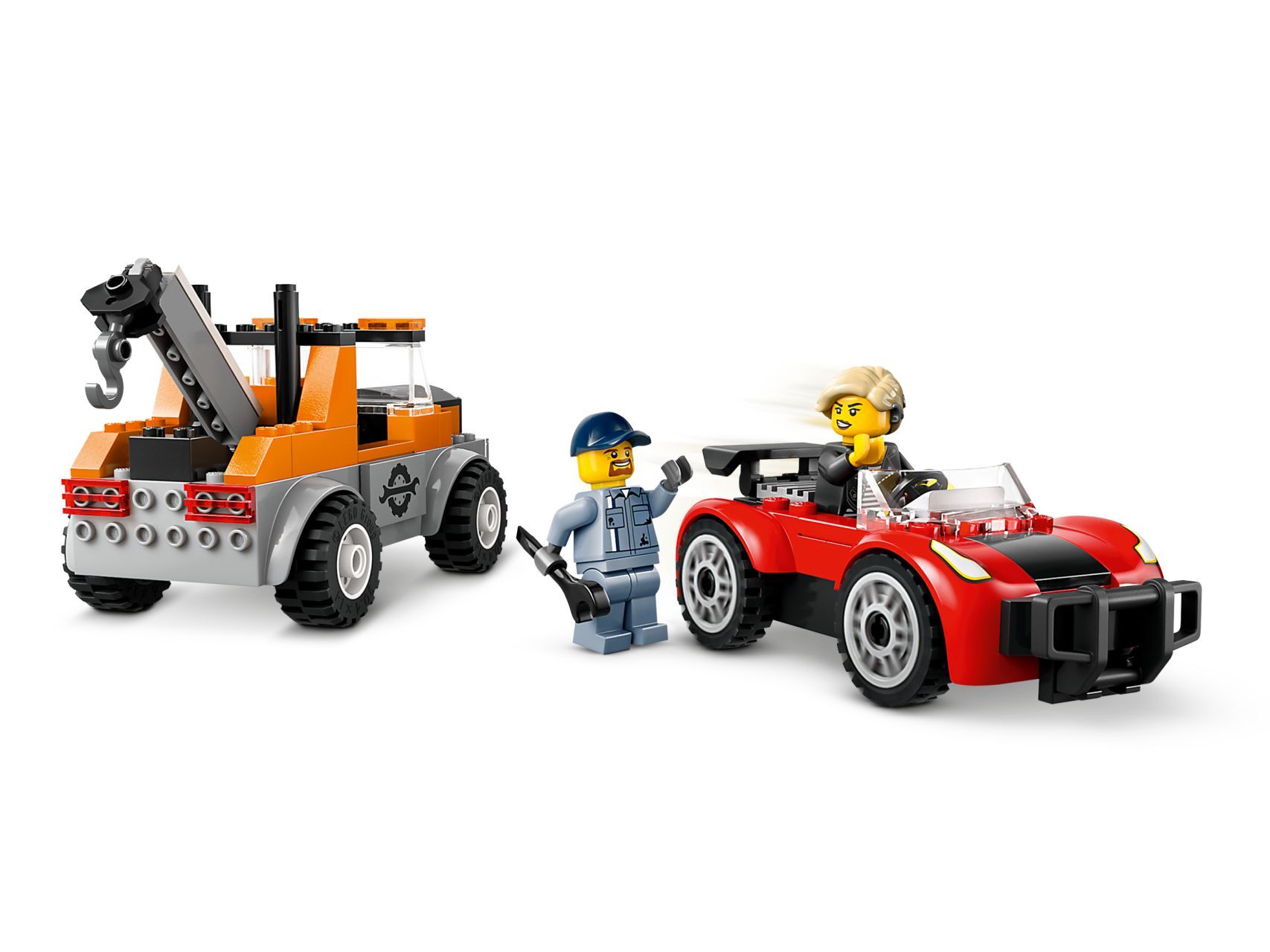LEGO® Tow Truck and Sports Car Repair