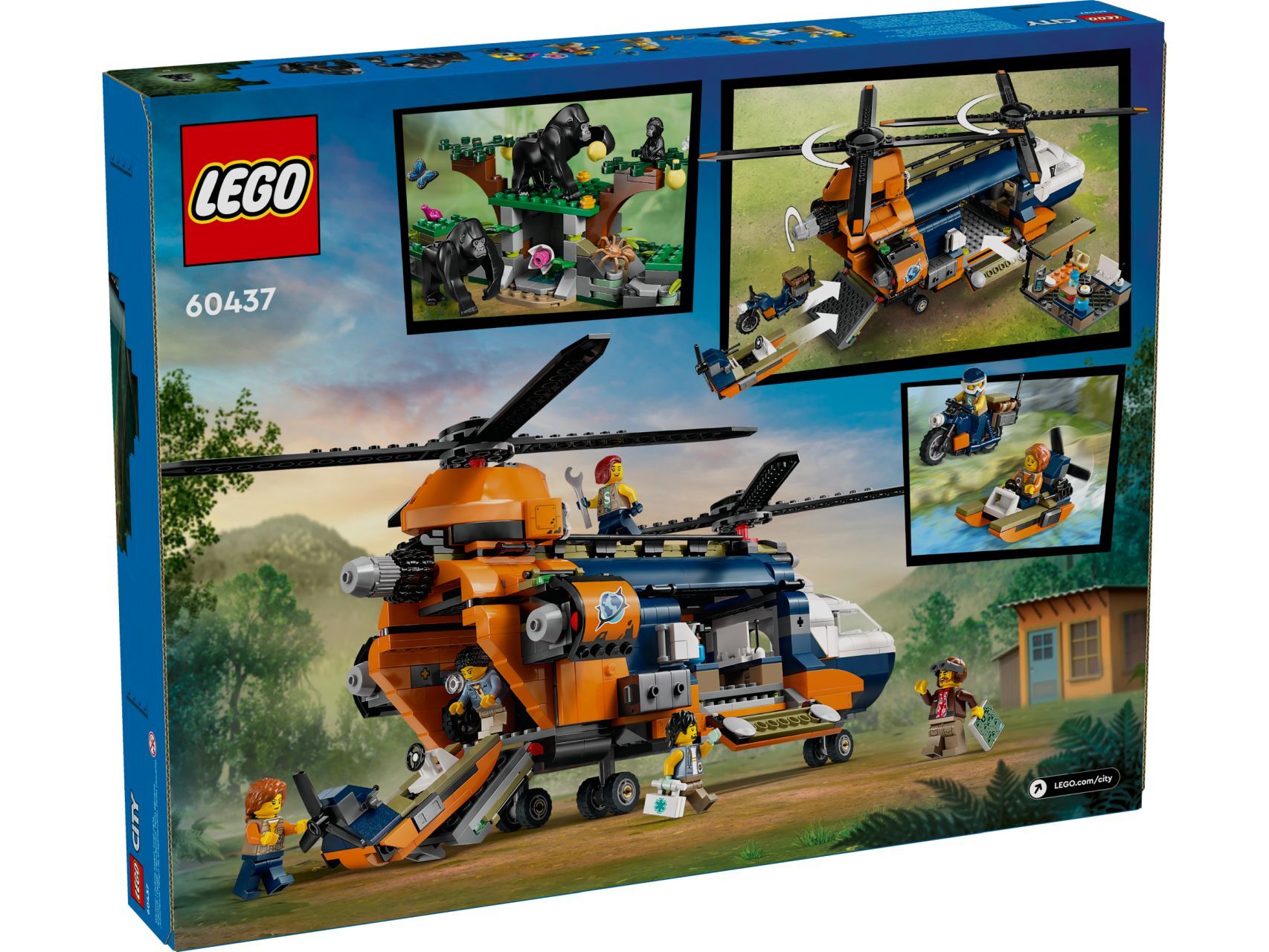 LEGO® Jungle Explorer Helicopter at Base Camp